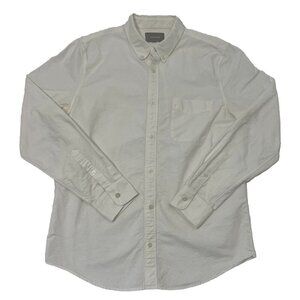 Everlane Long Sleeve Casual Collared Button Down Shirt White Men’s Large